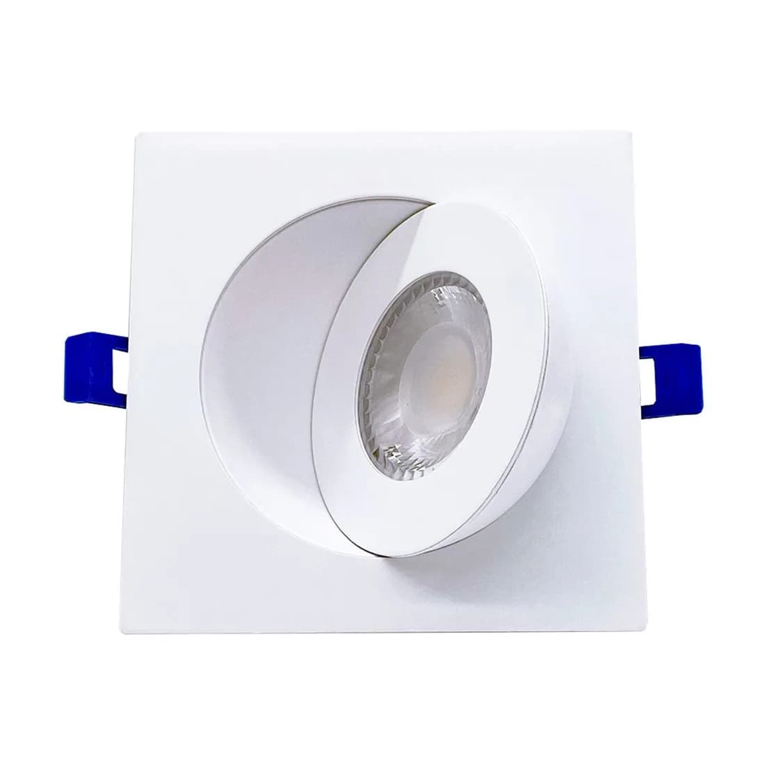 White 4″ Slim Gimbal Multi Square 9W 5CCT Dawnray (DR40SG-WH)