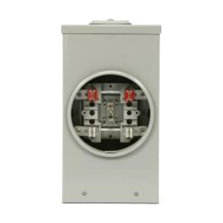METER BASE 1 GANG 100A 600V 4 JAWS OVERHEAD HYDEL (SE400JW)