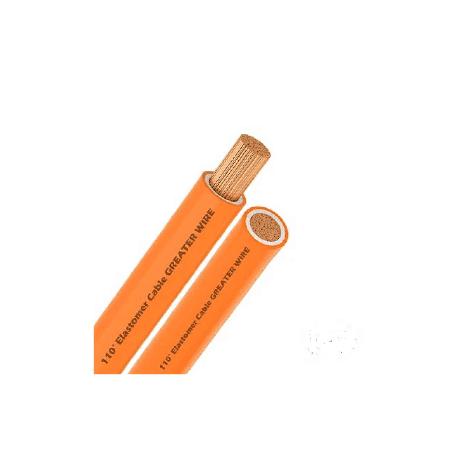 Wire T90 #14 Solid Copper Orange