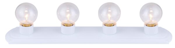 VANITY WH 4 LAMP HOLDERS FIXTURE IVLBS1411 WH