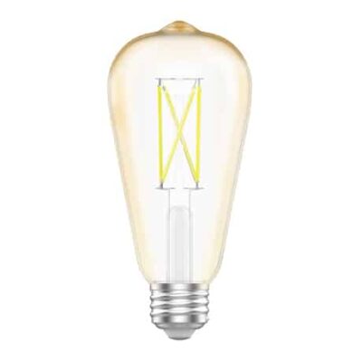ST64 Filament LED Bulb 4.8W 2200K E26