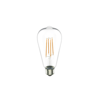 ST64 Filament LED Bulb 6W 2700K (E26)