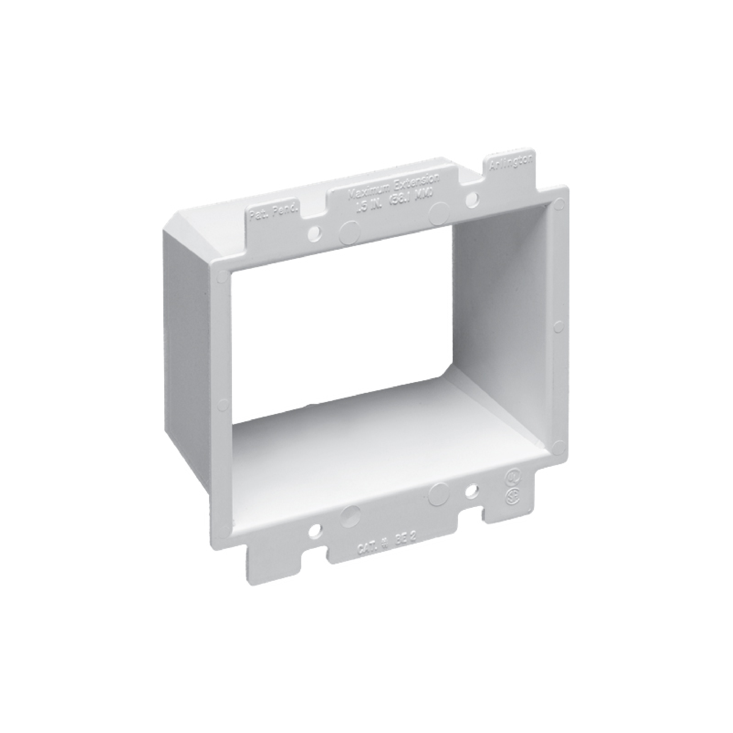 Plastic Box Extender 2 Gang (OXR-02/BE2)