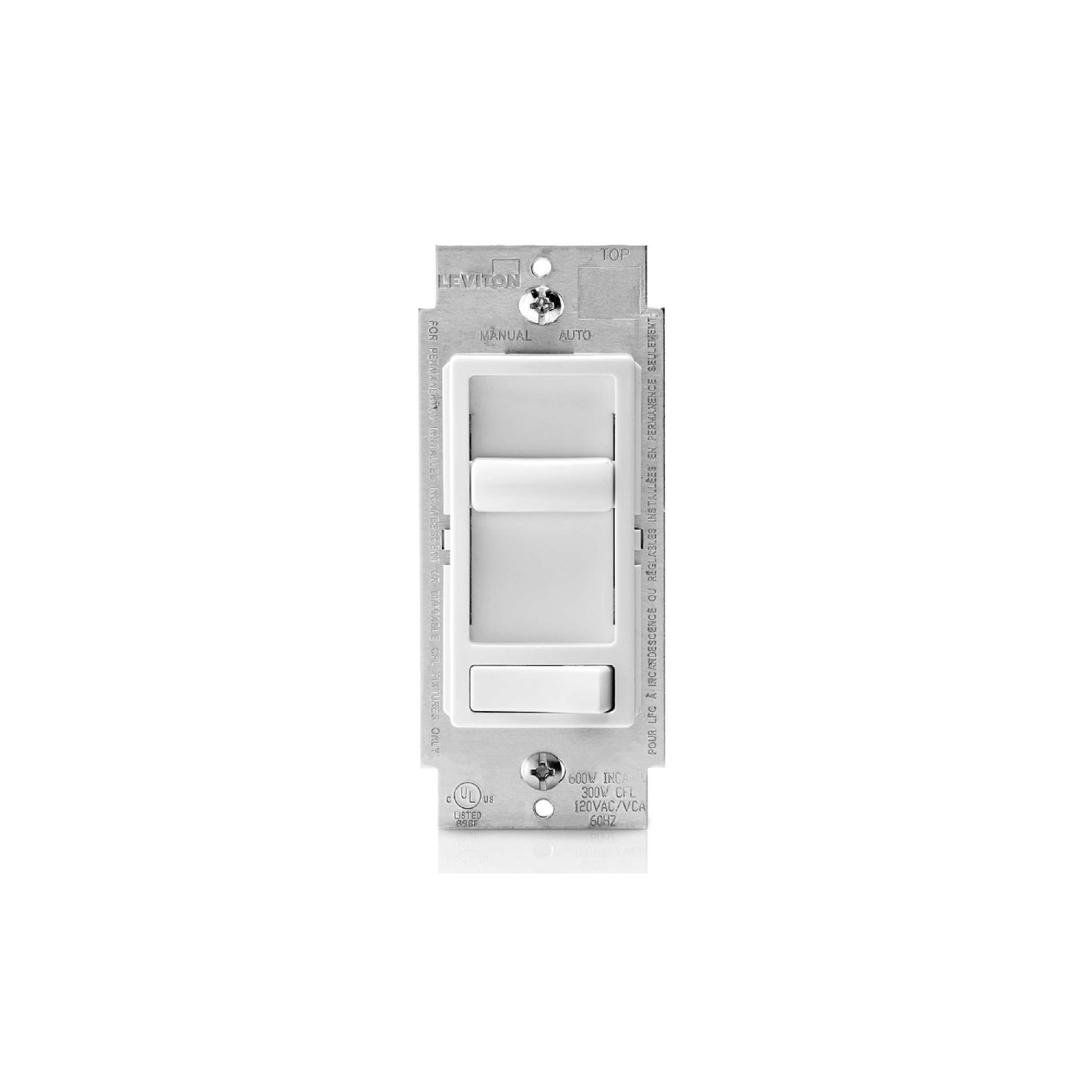 Dimmer W/Switch Pack of 2 Leviton (6674-2PK)