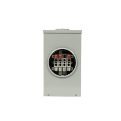 METER BASE 1 GANG 100A 600V 7 JAWS POLYPHASE SFC703PW HYDEL