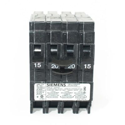 15/20/15A Quad Circuit Breaker Siemens (Q21520CTNC)