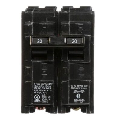 20A Double Pole Circuit Breaker Siemens (Q220)