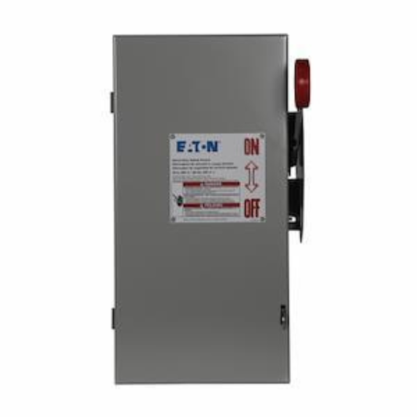 60A 600V 3 PHASE 3-POLE  FUSIBLE SAFETY SWITCH 1HD362 EATON