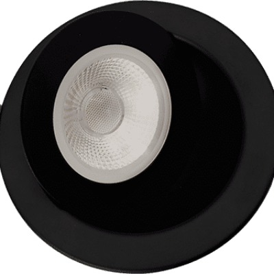 Black 4″ Slim Gimble Multi RND 9W-5CCT
