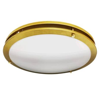 15″ Flush Mount 2 Gold Ring 24W (3CCT)
