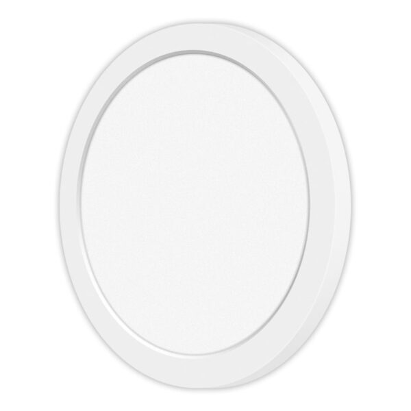 WHITE 11" SLIM FLUSH MOUNT 24W 5CCT VT
