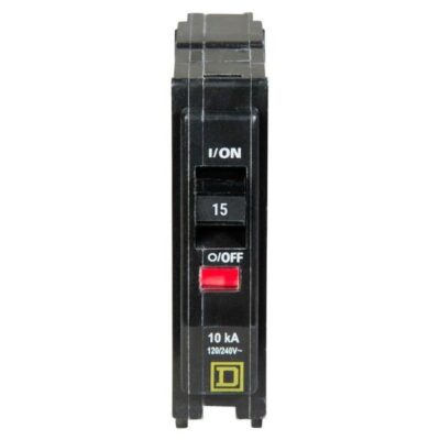 15A Single Pole Circuit Breaker Square D (QO115)