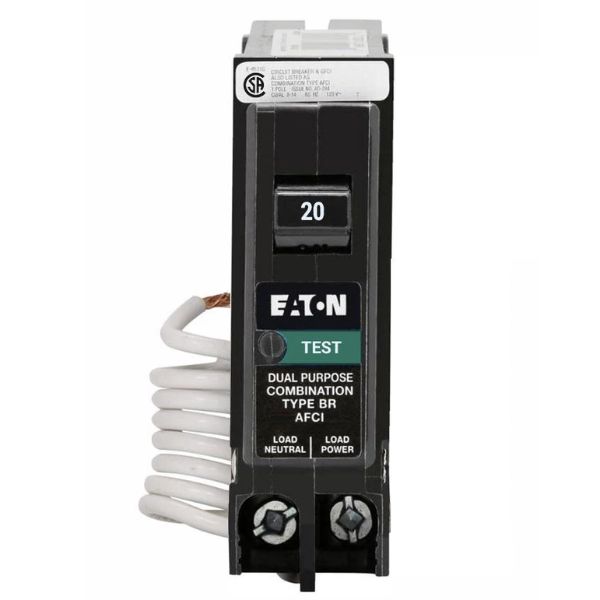 Combination AFCI 20A Single Pole Breaker Eaton (BRN120AFC)