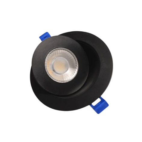 Black 3.5" Slim Gimble RND 9W-5CCT (DR30RG-BK) Dawnray