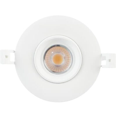 White 4″ Eyeball Gimbal RND 12W 3CCT VT