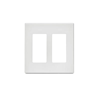 Wallplate Screwless 2 Gang  Leviton (80309-SW)