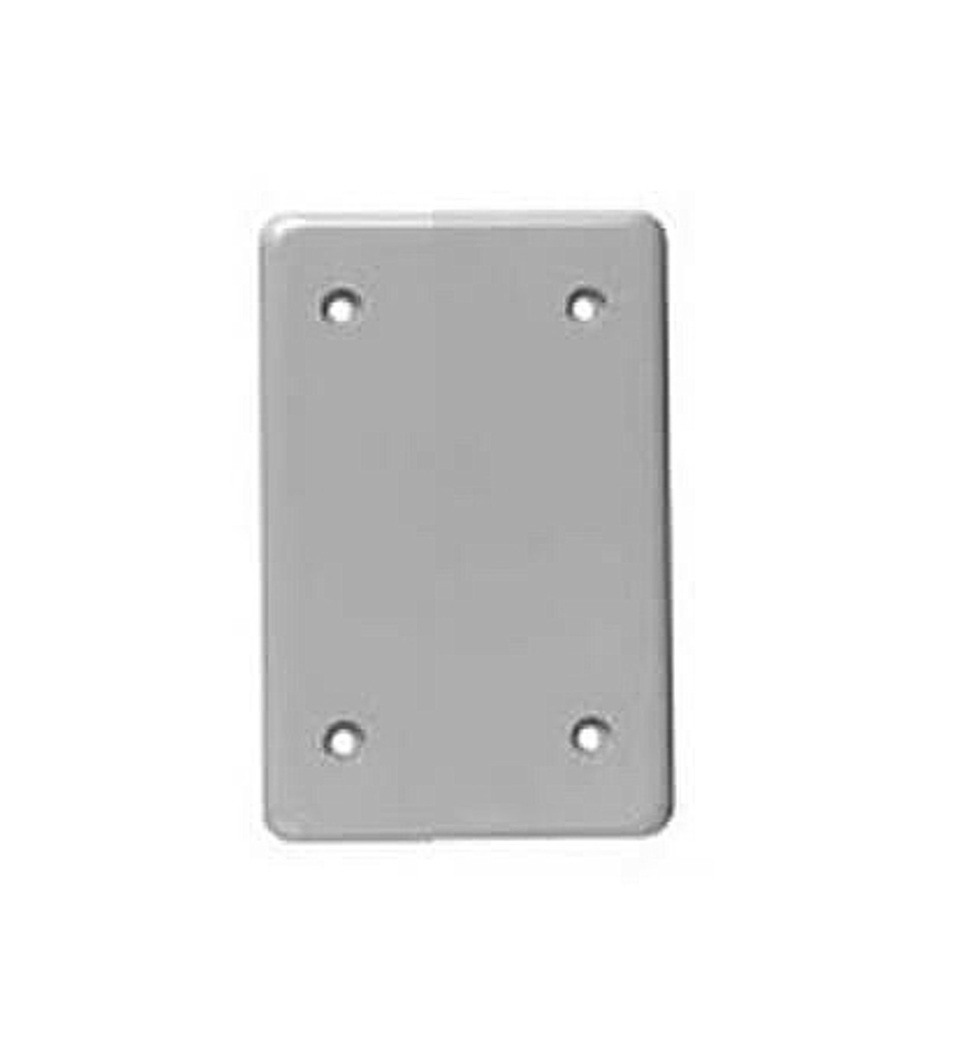 Rigid PVC 1 Gang Blank Cover (RBRC15-10)