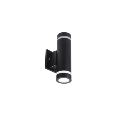 Black Cylindrical Up/Down Wall Light 10W/20W/30W 3CCT 120-347V Vt