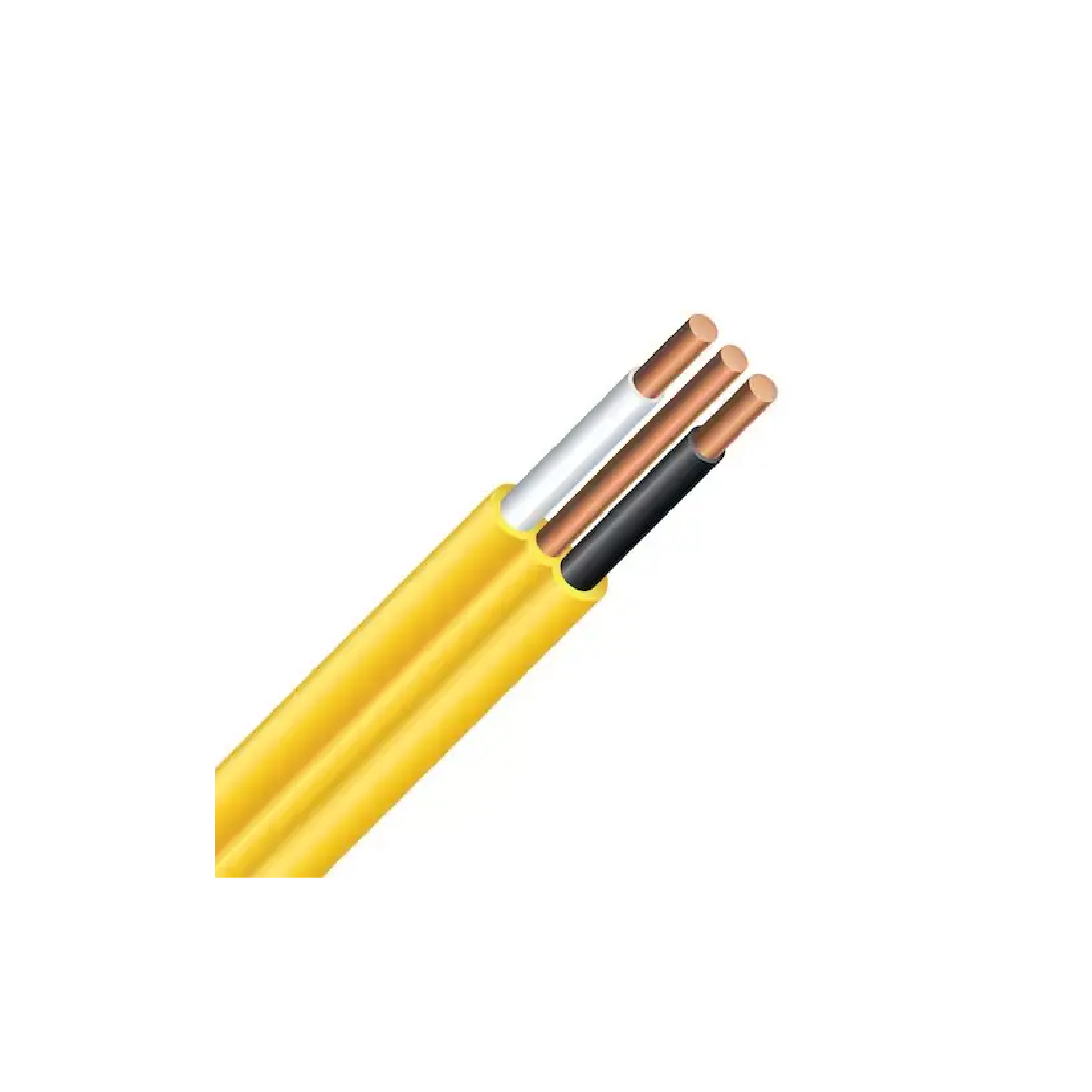 Wire NMD 12/2C 75M Copper Yellow