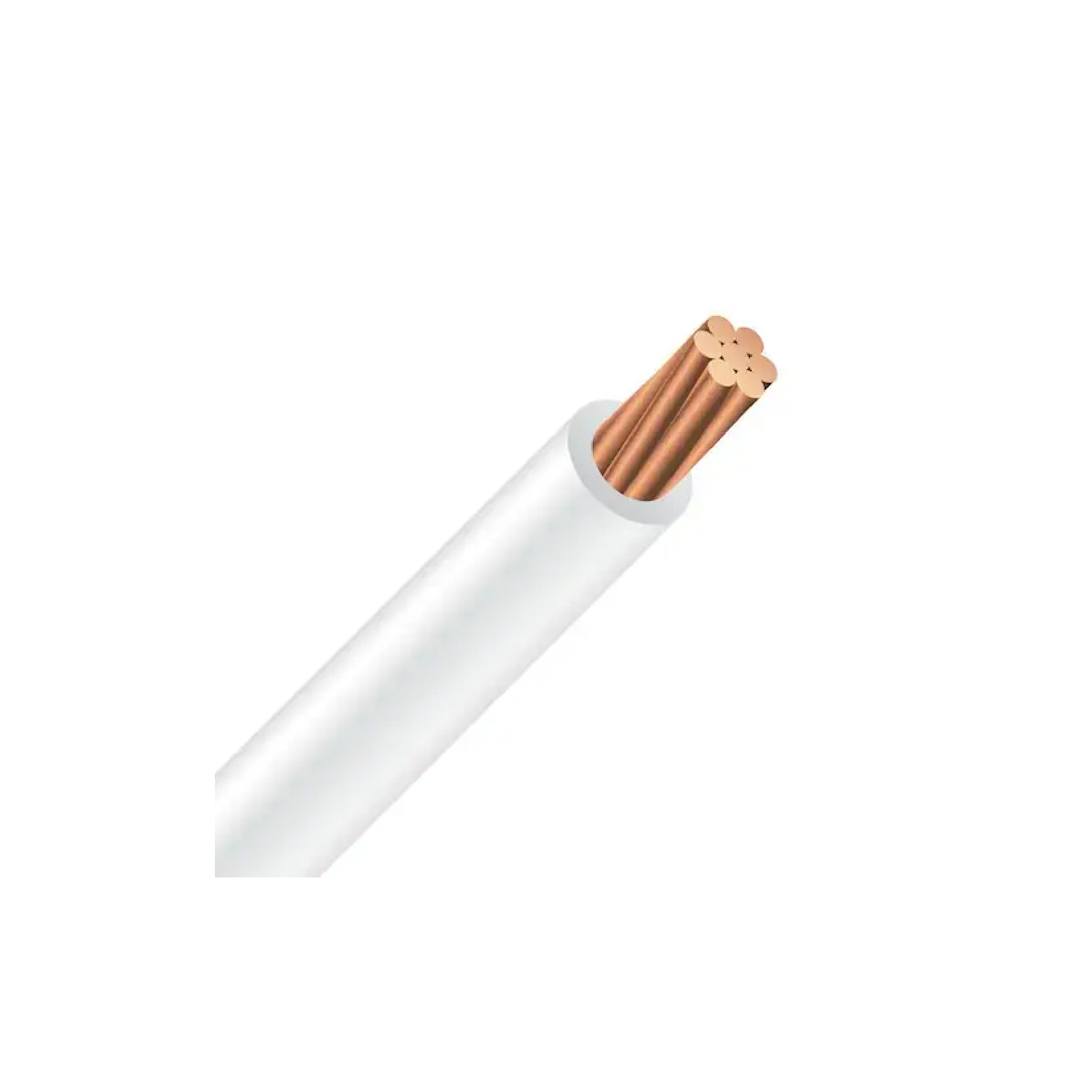 Wire T90 #12G STR White Copper