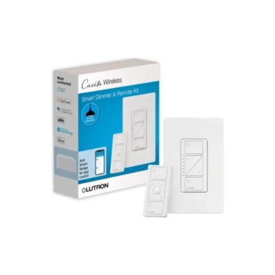 Caseta Wireless Dimmer & Remote (P-PKG1W-WH-R-C)