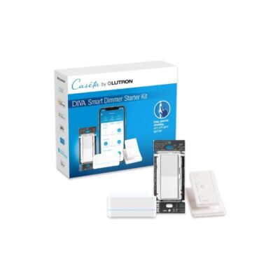 Caseta Wireless Diva Dimmer Kit With Smart Bridge (DVRF-BDG-1D-C)