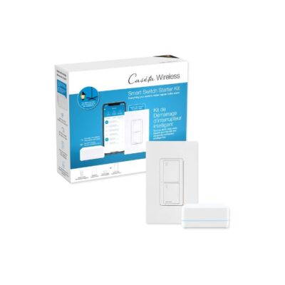 Caseta Wireless Switch Kit With Smart Bridge (P-BDG-PKG1WS-C)