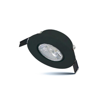 Black 3″ Puck Gimbal 3W 3000K 12V (PUK M3G-BKWW)