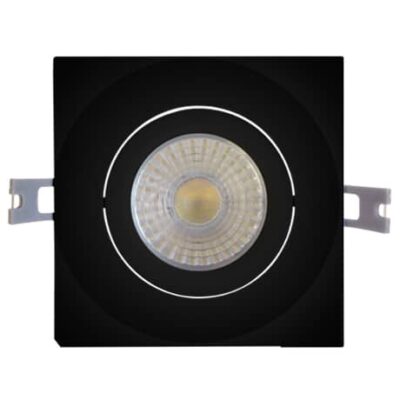Black 4″ Slim Gimbal Square 10W 5CCT