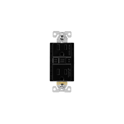 Black GFCI 15A TR Recep Eaton (TRSGF15BK)