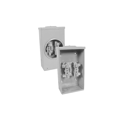 1 GANG 100A 1 PH 4 JAWS 600V KING STYLE METER BASE (SE400RW)