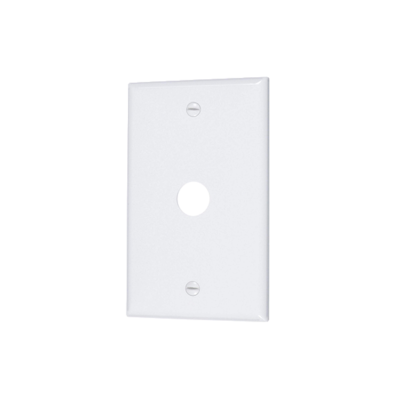 Wallplate Single Cable/Phone White Vista (45301)