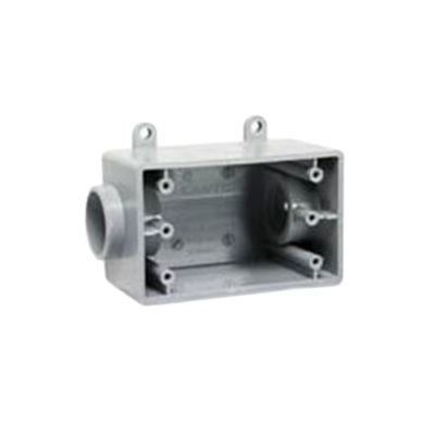 PVC 1 Gang 3/4″ RFS Both Side 1 Hole Box (RFSC15)