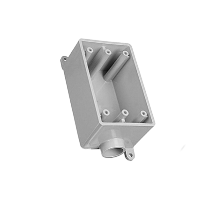 PVC 1 Gang 3/4″ RFS One Side 1 Hole Box (RFS15)
