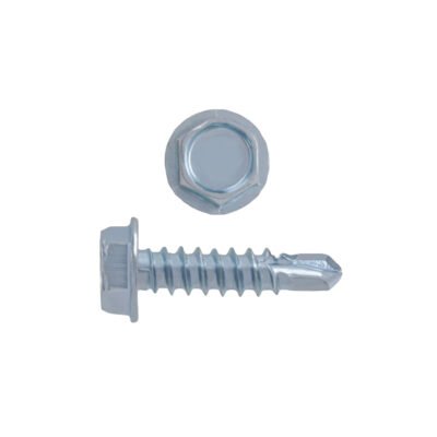 Hex Head Self Drill Zinc 10 X 3/4″ 100 Pcs Box (137122)