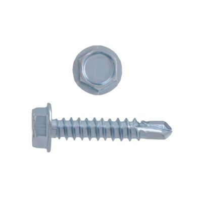 Hex Head Self Drill Zinc 10 X1-1/4″ 100 Pcs Box (137153)