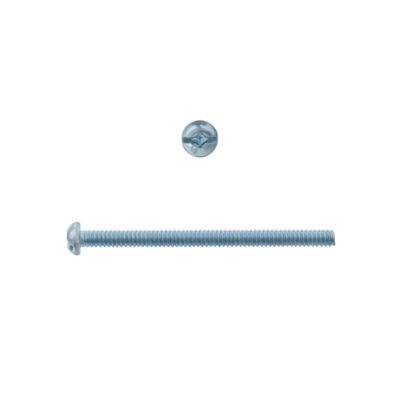 Rnd Machine Screw Zinc Plated 6-32 X 2″ 100 Pcs (1741-098/902126)