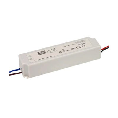 Outdoor LED Driver 12V/5A 60W Mean Well (LPV-60-12)