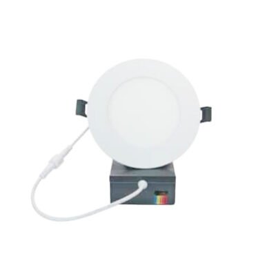 White 4″ Retrofit Round Flat Panel 9W 4CCT Votatec