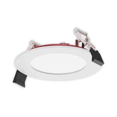 Fire Rated White 4″ Slim Panel Round 10W 5CCT Votatec