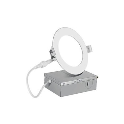 White 4″ Slim Panel 9W 5CCT Megatron