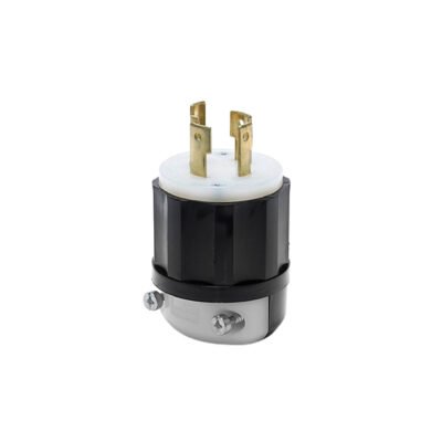 Black 3P 4Wire Ground Locking Plug Leviton